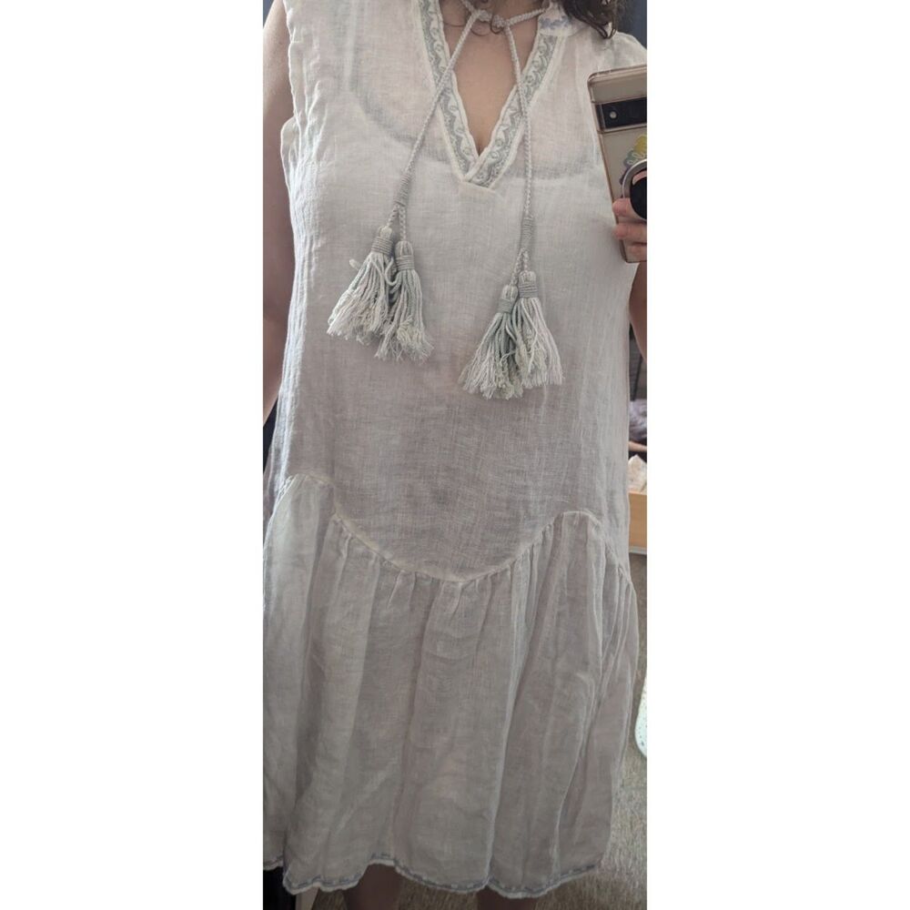 Johnny-was Women's White Dress